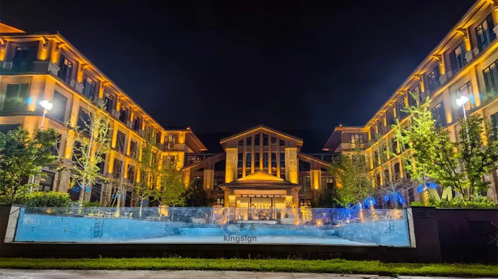 عیش و آرام کی سوئمنگ پول ونڈو کے لئے ایکریلک پینل